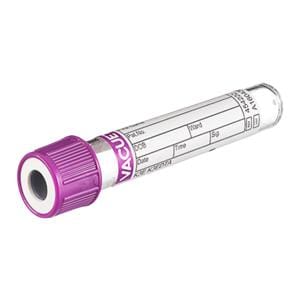 Vacuette Venous Blood Collection Tube Lavender/White 2mL Pull Cap PP 50/Pk, 24 PK/CA
