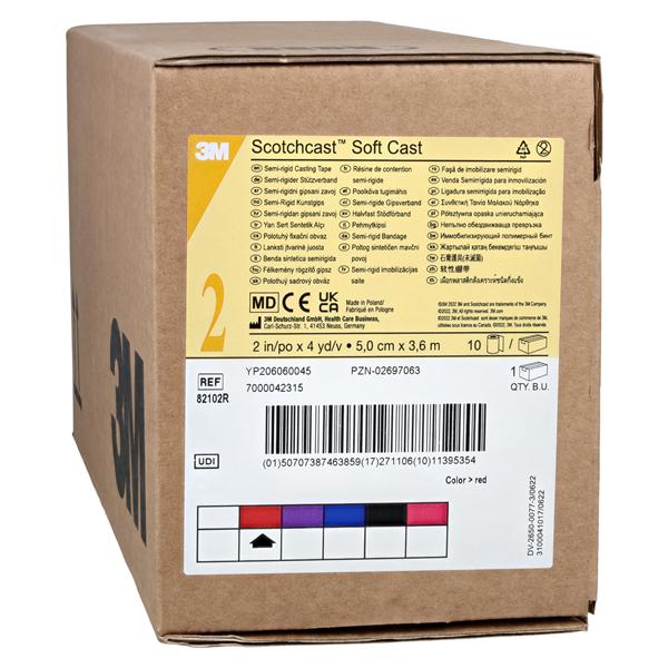 Scotchcast Tape Red 2"x4yd