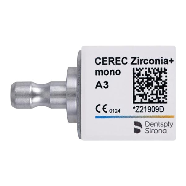 CEREC Zirconia+ Milling Blocks Translucent Mono A3 For CEREC 3/Bx