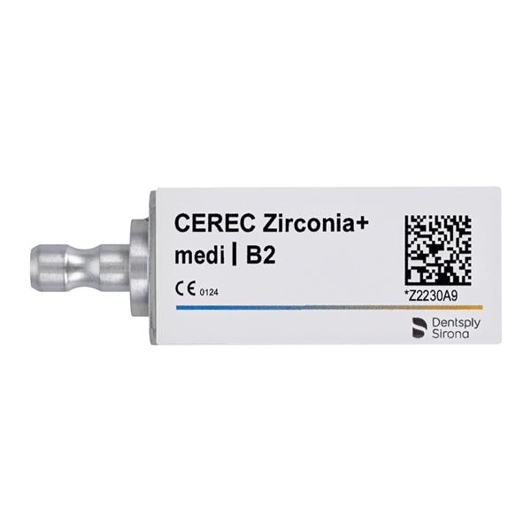 CEREC Zirconia+ Milling Blocks Translucent Medi B2 For CEREC 3/Bx
