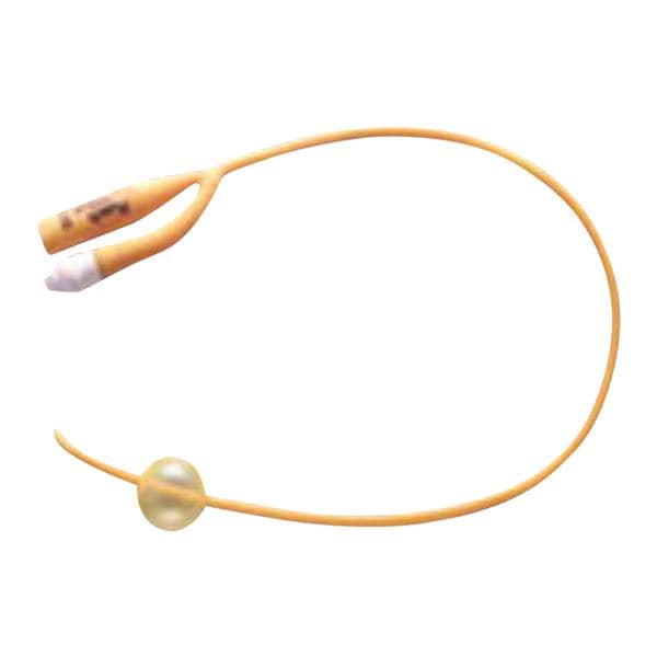 Pure Gold Tiemann 2-Way Foley Catheter Coude Tip PTFE Coated 24Fr 5cc