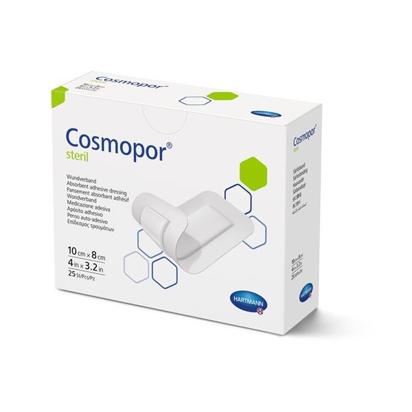 Cosmopor Cotton Contact Layer Dressing 4x3.2" Sterile PA Adhs NAdhr LF