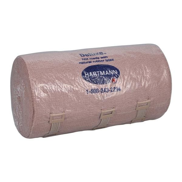 Deluxe LF Elastic Bandage Cotton/Polyester/Spandex 6"x11yd Tan Non-Sterile Ea