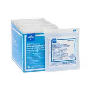 Avant Rayon/Polyester Blend Drain Sponge 2x2" 6 Ply Sterile LF, 20 BX/CA