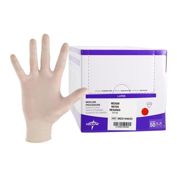 Surgical Gloves Medium Beige Sterile
