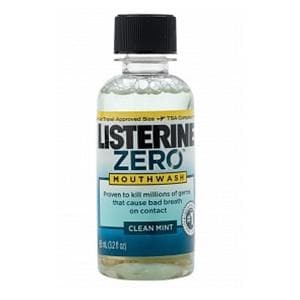Listerine Zero Clean Mint Mouthwash 3.2 oz 24/Ca