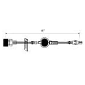 IV Extension Set Needleless 32" Injection Site Luer Lock Connector 50/Ca