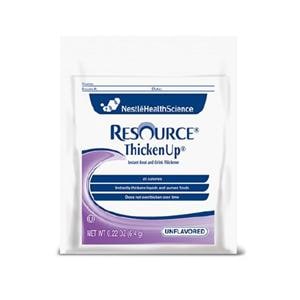 Resource Thicken Up Fd/Drnk Thickener CrnStrch Unflavored 6.5gm Packet 75Pk/Ca