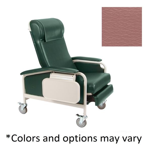 Care Cliner Recliner Chair 275Lb Mauve Green Ea