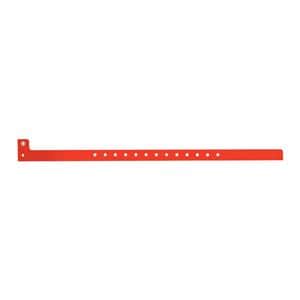 Sentry SuperBand Write-On Wristband Polyester Red Adult / Pediatric BX