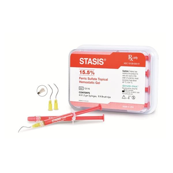Stasis 15.5% Ferric Sulfate Syringe Refill 4/Pk