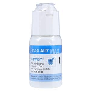 Gingi-Aid MAX Z-Twist Braided Aluminum Sulfate Size 1 Thin Ea, 12 EA/CA