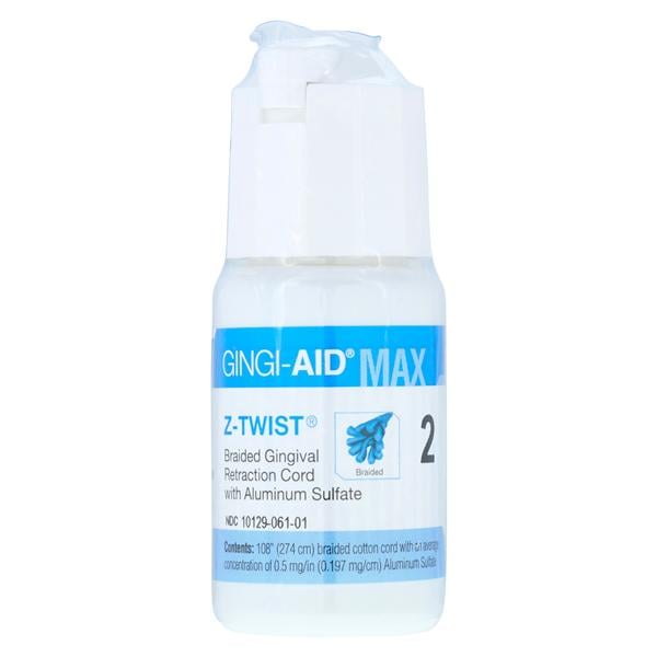 Gingi-Aid MAX Z-Twist Braided Aluminum Sulfate Size 2 Medium Ea, 12 EA/CA