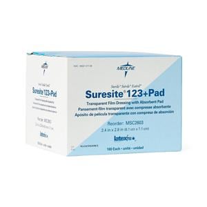 Suresite 123 Film Dressing 2-2/5x2-4/5 Non-Adherent