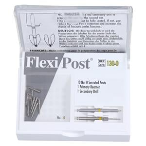 Flexi-Post Posts Stainless Steel Size Yellow Parallel Sided 10/Pk