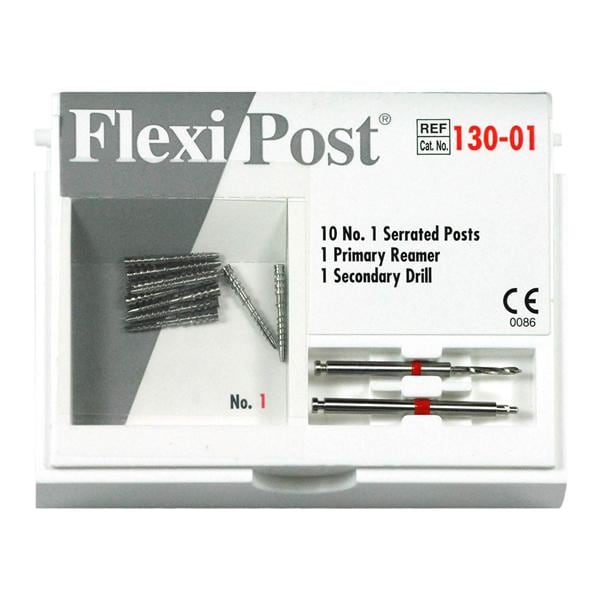Flexi-Post Posts Stainless Steel Size Red Parallel Sided 10/Pk