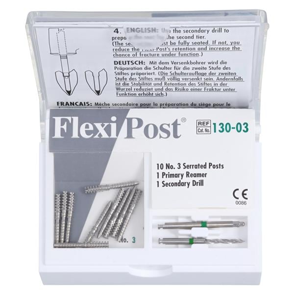 Flexi-Post Posts Stainless Steel Size Green Parallel Sided 10/Pk