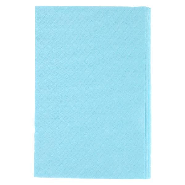 Choice Professional Towel 2 Ply T/P 13 in x 18 in Blu Disposable 500/CA