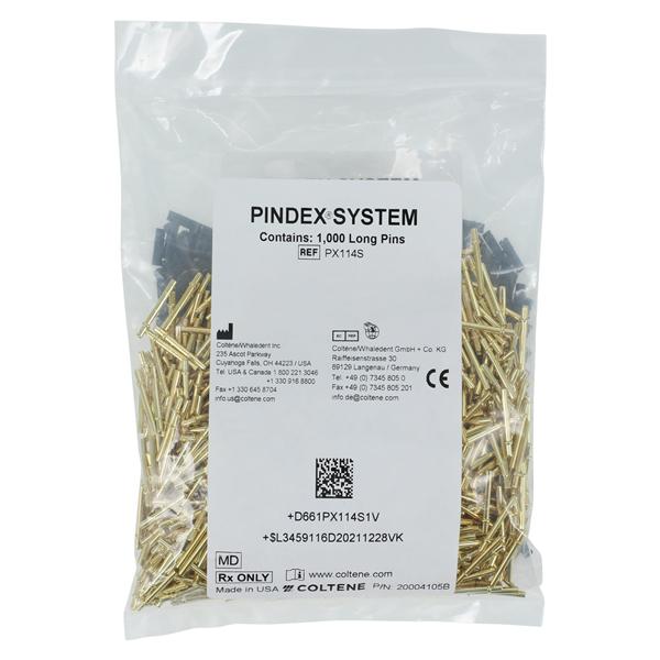 Dowel Pin Pindex Pins/Sleeves PX114S Long 1000/Pk