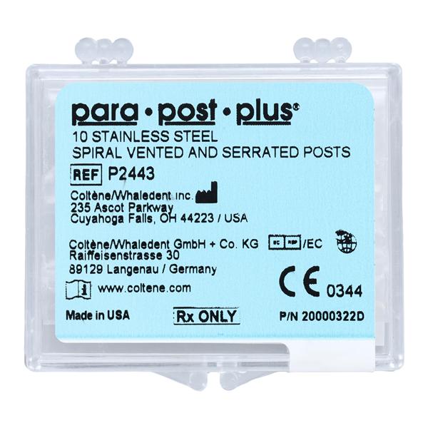 ParaPost Plus Posts Titanium Refill 6 0.07 in Black P284-6 10/Vl