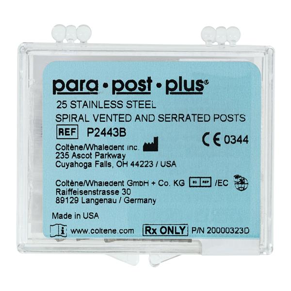 ParaPost Plus Posts Stainless Steel Size 0.036 in Brown 25/Vl