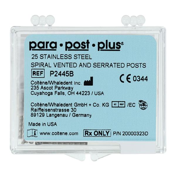 ParaPost Plus Posts Stainless Steel Size 0.05 in Red 25/Vl
