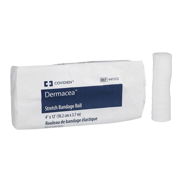 Dermacea Stretch Bandage Cotton/Polyester 4"x4yd Non-Sterile 96/Ca