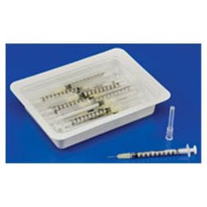 Monoject Allergy Syringe/Needle 27gx1/2" 1cc Detachable Needle Cnvntnl LDS 25/BX, 40 BX/CA