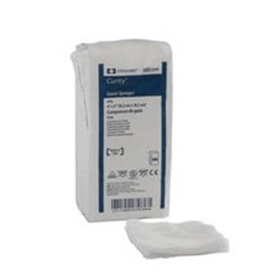 Curity 100% Cotton Gauze Sponge 4x4" 8 Ply Non-Sterile USP Type VII LF
