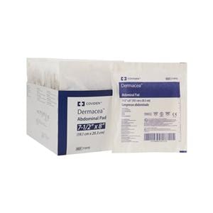 Dermacea Fluff Filled ABD Pad 8x7-1/2" Sterile LF