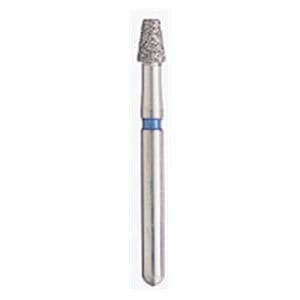 BluWhite Diamond Bur Friction Grip Regular Flat End Taper 410R 5/Pk