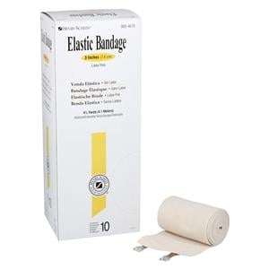 Stretch Bandage Elastic 3"x4.5yd Tan Non-Sterile 10/Bx