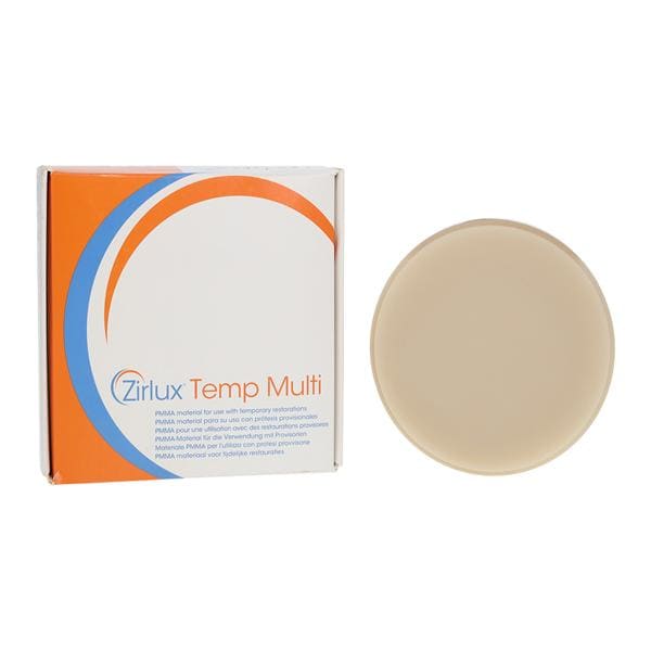 Zirlux Temp Multilayer PMMA Disc A3 98x16mm Ea