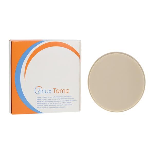 Zirlux Temp PMMA Disc C1 98x18mm Ea