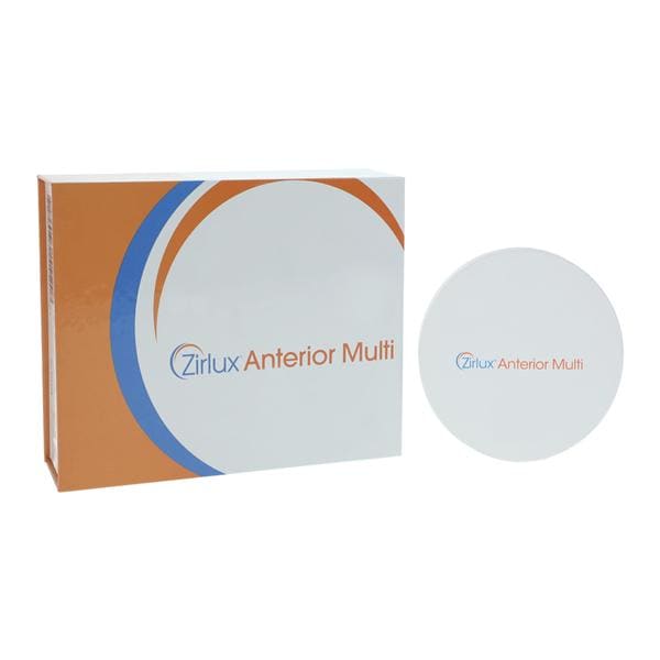 Zirlux Anterior Multi Zirconia Disc A1 98x10mm Ea