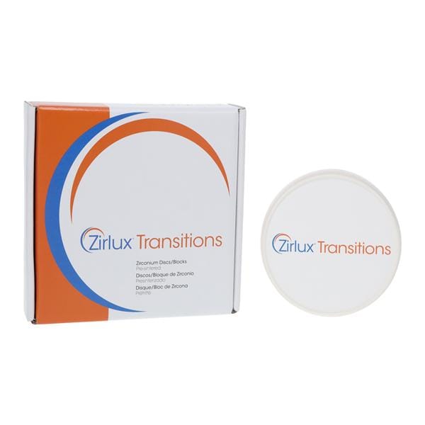 Zirlux Transitions Zirconia Disc A3.5 98x18mm Ea