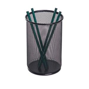 Pencil Holder Black 4-7/10x6-1/5x6-1/10" Ea 1/PK