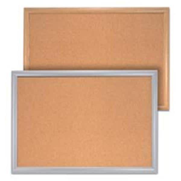 Quartet Natural Cork Bulletin Board With Oak Frame 2 ft x 3 ft 1/PK
