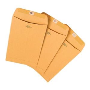 Office Depot Brand Clasp Envelopes 6 in x 9 in Brown 100/Bx