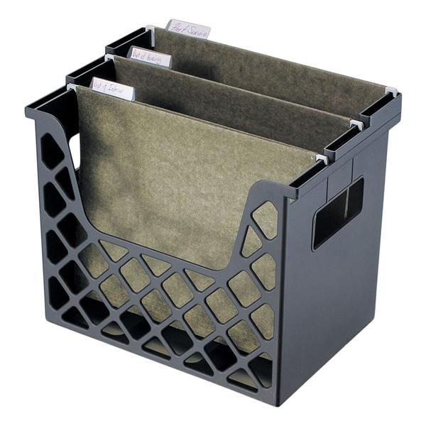 Desktop File Organizer 10 3/4 in x 13 1/4 in x 8 5/8 in Black Ea