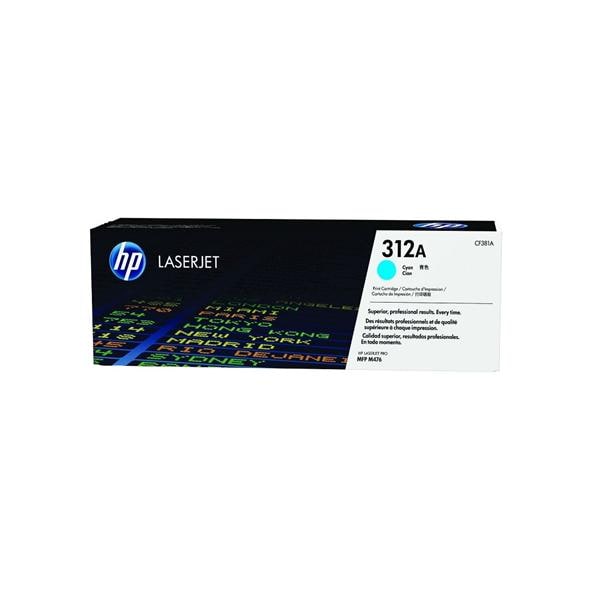 HP 312A Cyan Toner Cartridge (CF381A) Ea