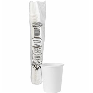 Solo Treated Paper Water Cup 3oz White- Water 100/Pk