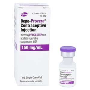Depo-Provera Injection 150mg/mL SDV 1mL Each, 48 EA/CA