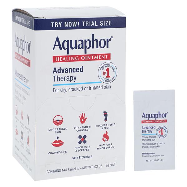 Aquaphor Healing Ointment 0.9g Fragrance Free Unit Dose 144/Bx, 12 BX/CR