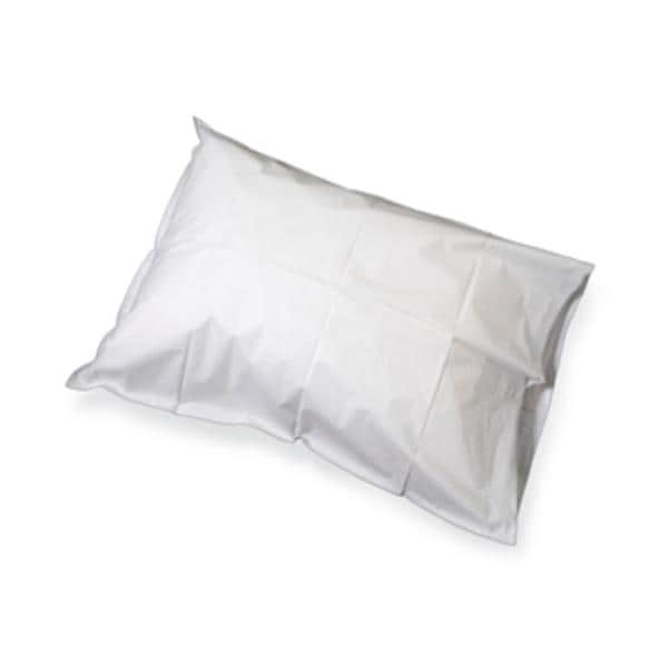 Pillowcase 21 in x 30 in Tissue / Poly White Disposable 4Bg/Ca