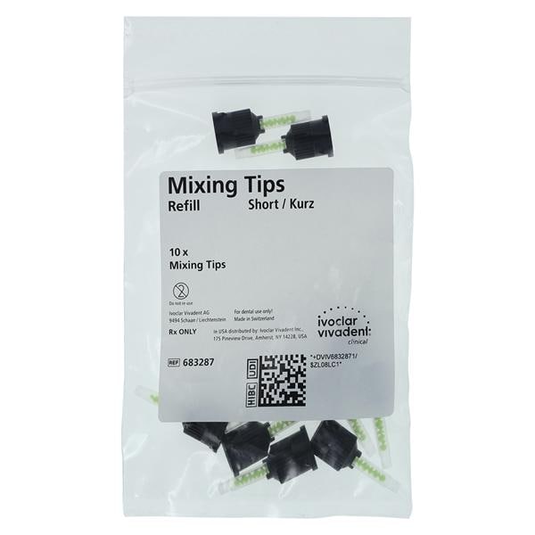 MultiCore Flow Mixing Tips Size Short 10 Gm 10/Bx