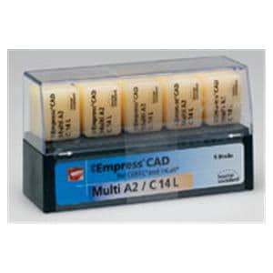 IPS Empress CAD Multi Milling Blocks Multi-Chromatic I12 A1 For CEREC 5/Bx