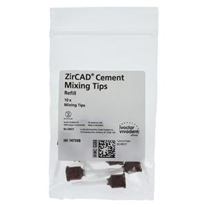 ZirCAD Cement Mixing Tips Brown Refill 10/Pk