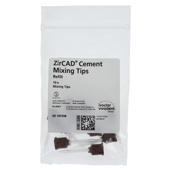 ZirCAD Cement Mixing Tips Brown Refill 10/Pk