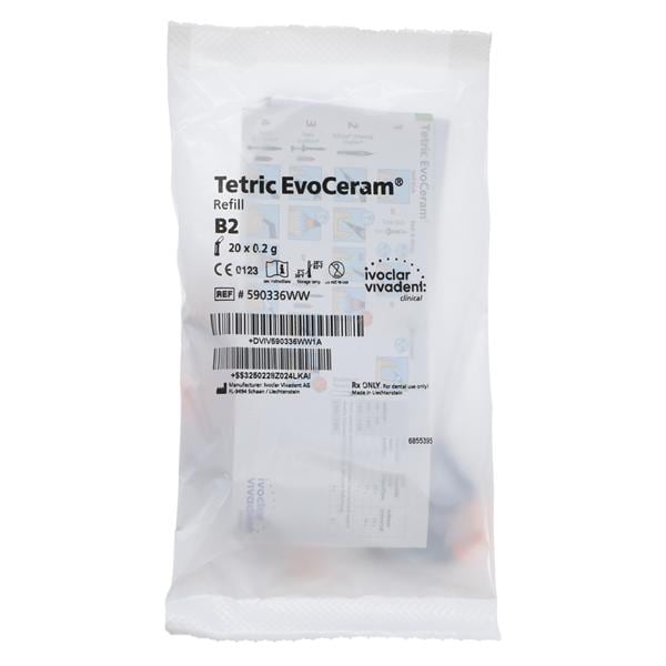 Tetric EvoCeram Universal Composite B2 Enamel Cavifil Refill 20/Bx